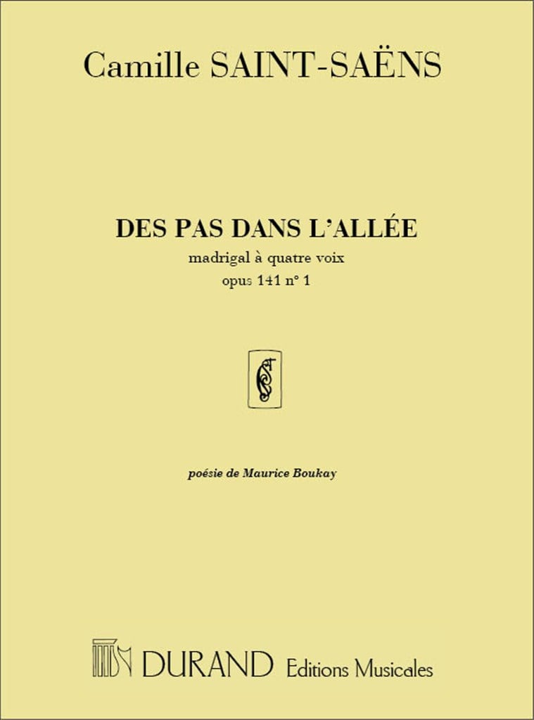 Des Pas Dans L'Allée Opus 141, N 1